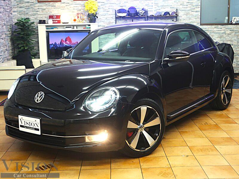VW THE BEETLE Turbo Coolstar PKG 211ps6速DSG 1オーナー MY ターボ専用大型リアスポイラー 3連メーター 赤ブレーキキャリパー  '2014