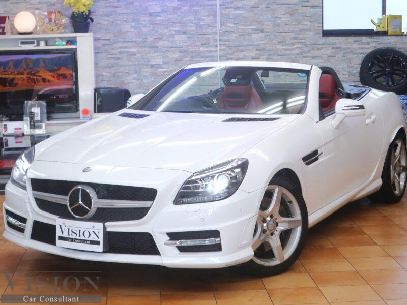 M-BENZ R172 SLK200レーダーセーフティエディションAMGスタイリング　マジックスカイＣ　ディストロニック+／ブラインドスポット／BAS+／レーンキープ  '2013