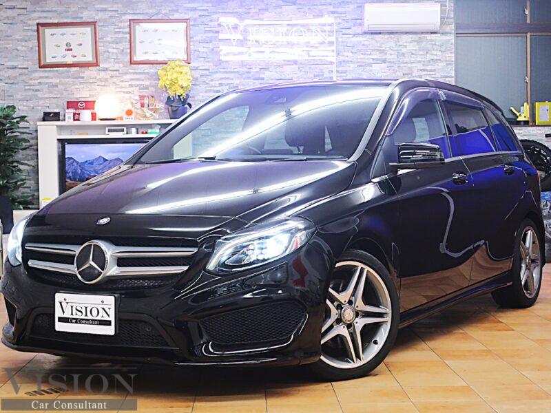 M-BENZ W246 Bクラス B250 4マティック スポーツ 4WD 後期型　黒革　211ps AMGエクスクルーシブPKG　レーダーS　  '2015