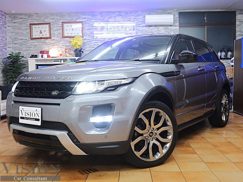 Land Rover RANGE ROVER EVOQUE (LV) Dynamic Limited 4WD ガラスルーフ フルエアロ 赤革 20inAW　ステアリングヒーター  '2014