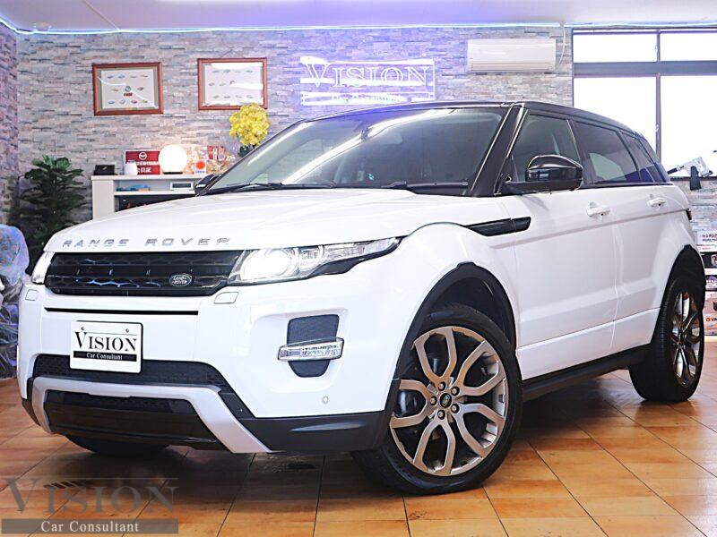 Land Rover RANGE ROVER EVOQUE (LV) Dynamic 4WD 1オーナー パノラミックガラスルーフ フルエアロ 純正20inAW 黒本革ヒーター付パワーシート＆ステアリングヒーター 純正ナビ Bluetooth バックカメラ  '2015