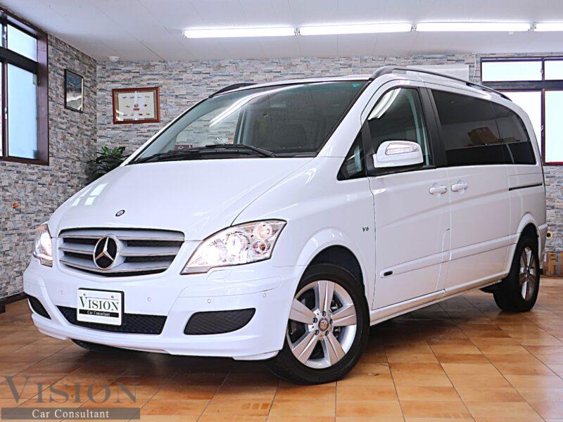 M-BENZ (W639) Vクラス V350 アンビエンテ 後期モデル ユーティリティーPKG 黒本革 Wサンルーフ 後席モニター＆テーブル クルコン ルーフレール  '2013