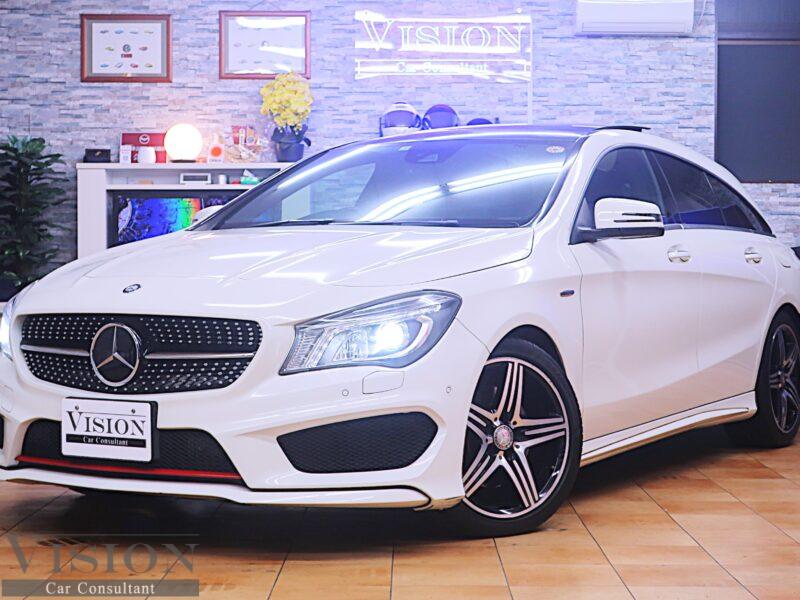 M-BENZ (X117) CLAシューティングブレーク CLA250 シュポルト 4マチック 後期218psEg AMGレザーEXC レーダーセーフティーPKG サンルーフ AMGエアロ＆18AW ACC PTS  '2016