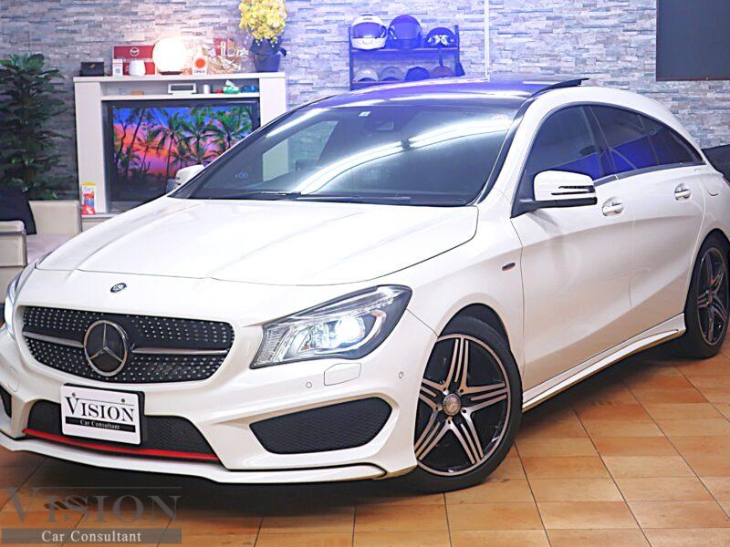 M-BENZ (X117) CLAシューティングブレーク CLA250 シュポルト 4マチック 後期218psEg AMGレザーEXC レーダーセーフティーPKG サンルーフ AMGエアロ＆18AW ACC PTS  '2016