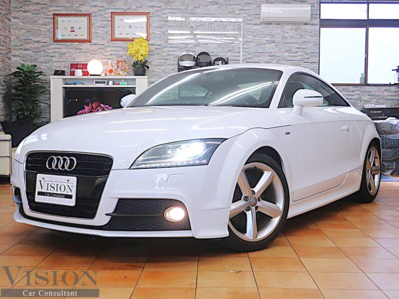 AUDI (8J) ＴＴクーペ 1.8TFSI S-line 後期モデル S－LINEエアロ スポーツサス＆18inAW タイミングチェーン キセノン レザー＆アルカンタラスポーツシート ナビ TV Bカメラ Bluetooth ETC  '2012
